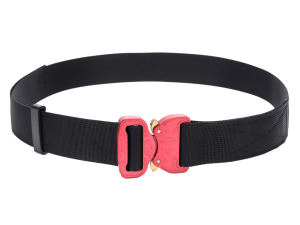 Bayonet BOUT38-BLI Pas miękki OUTDOOR Czarny o szerokości 38mm metalowa klamra Cobra® 9kN pink Rozmiar uniwersalny 70-120cm