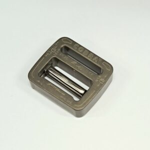 AustriAlpin FC25CF-H SZARA Hardcoated (twarde pokrycie) klamra nierozłączna metalowa COBRAFRAME z belką samozaciskową 9kN do taśm 25mm NF