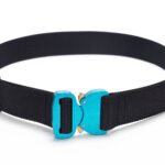 Bayonet BCOM38-BLA Pas średnio-sztywny COMBAT Czarny o szerokości 38mm metalowa klamra Cobra® 9kN azure blue