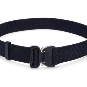 Bayonet BCOM38-BLK Pas średnio-sztywny COMBAT Czarny o szerokości 38mm metalowa klamra Cobra® 9kN KTL mosiężne uszka