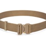 Bayonet BCOM38-CB Pas średnio-sztywny COMBAT Coyote Brown o szerokości 38mm metalowa klamra Cobra® 9kN