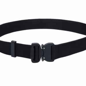 Bayonet BOUT38-BLM Pas miękki OUTDOOR Czarny o szerokości 38mm metalowa klamra Cobra® 9kN matowa czarne uszka