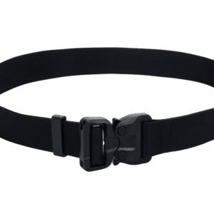 Bayonet BOUTS38-BL Pas miękki OUTDOOR STEALTH Czarny o szerokości 38mm niewykrywalna klamra Cobra® 2.5kN