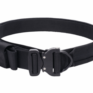 Bayonet BSTR45-BL Taktyczny pas do przenoszenia broni i amunicji® STORM Czarny 2-warstwowy z PALS do MOLLE Cobra® D-ring 18kN