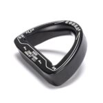 AustriAlpin DA45DR-K+L CZARNY KTL z białymi napisami ramka D-Ring 22kN do taśm 45mm