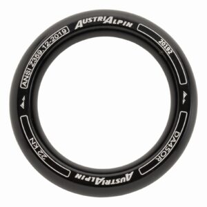 AustriAlpin DA45OR-K+L CZARNA KTL ramka okrągła O-Ring 22kN do taśm w dowolnym rozmiarze pozwala na rozprowadzenie taśm pod dowolnym kątem