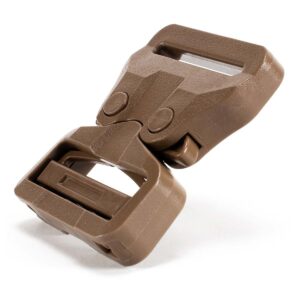 ITW Nexus FG45CVF COYOTE BROWN niewykrywalna na bramkach polimerowa klamra GT Cobra® 2,5kN do taśm 45mm