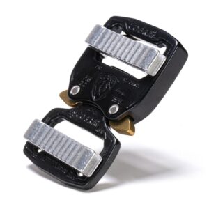 AustriAlpin FM20KVV CZARNA KTL leciutka klamra dwustronnie regulowana AustriAlpin Cobra® Fashion Model 2kN do taśm 20mm