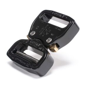 AustriAlpin FX38KVF CZARNY KTL klamra metalowa Cobra® Pro Style o podwyższonej wytrzymałości 18kN do taśm 38mm