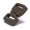 Klamra Cobra zaszywana-regulowana do taśm 33mm w kolorze brown-grey