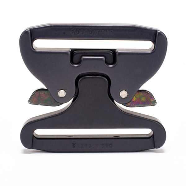 AustriAlpin FY50MFF-XB-ELOX CZARNA klamra Cobra® Pro Style 9kN, płaska, anodowana, uszka XL