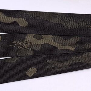 Murdock Webbing taśma żakardowa tkana Multicam® Czarny J7262 AP 44mm Deployment Belt na metry
