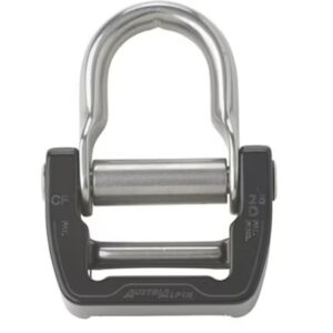 AustriAlpin FA25CF-KD CZARNA KTL klamra nierozłączna z belką samozaciskową COBRAFRAME D-ring 18kN do taśm 25mm