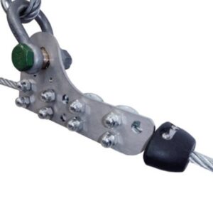 Kong ZAZA2 STOP bufor gumowy odbojnik systemu COUDOU PRO do poruszania się w parkach linowych bez wypięcia standard CE