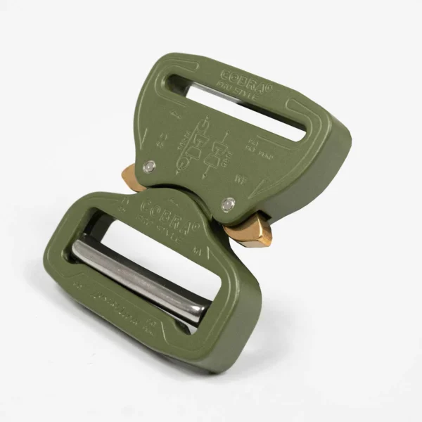 Klamra do pasa Cobra do taśm 45mm w kolorze Olive Green