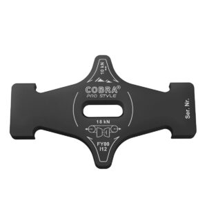 AustriAlpin FY00K-I12+L CZARNA KTL Cobra® Sepcial Design I-Part Pro Style łącznik klamer Cobra® do taśm 12mm