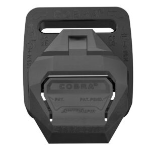 AustriAlpiFC25CF-K-LS CZARNA KTL klamra nierozłączna metalowa COBRAFRAME 9kN z belką samozaciskową do taśm 25mm z zatrzaskiem SNAKEBITE
